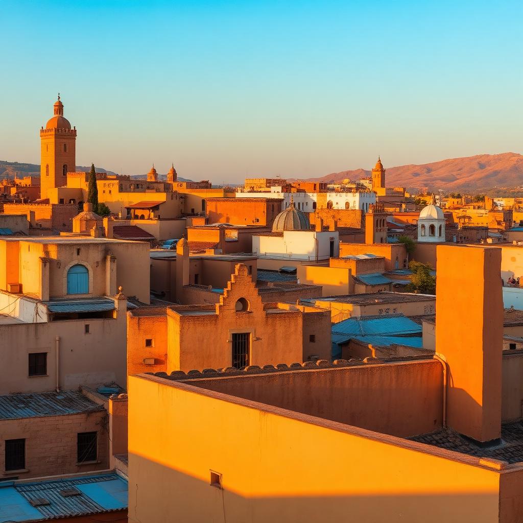 Scenic view of Fes, Morocco — car rental destination
